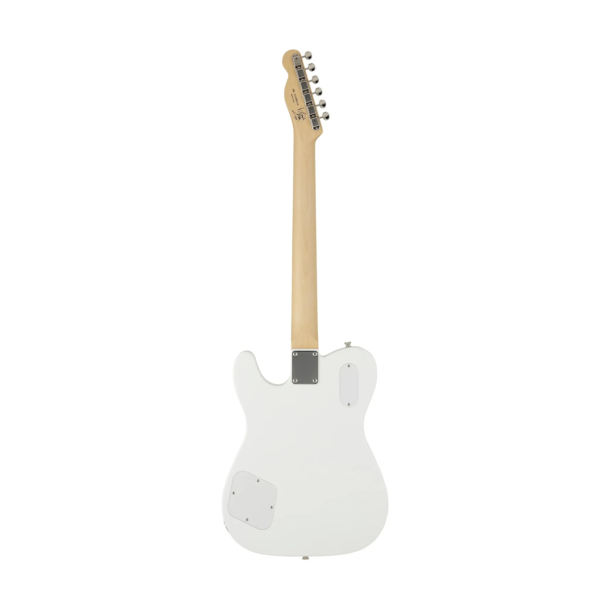Fender Japan Scandal Haruna Telecaster Electric Guitar, Maple FB, Arctic White Boost