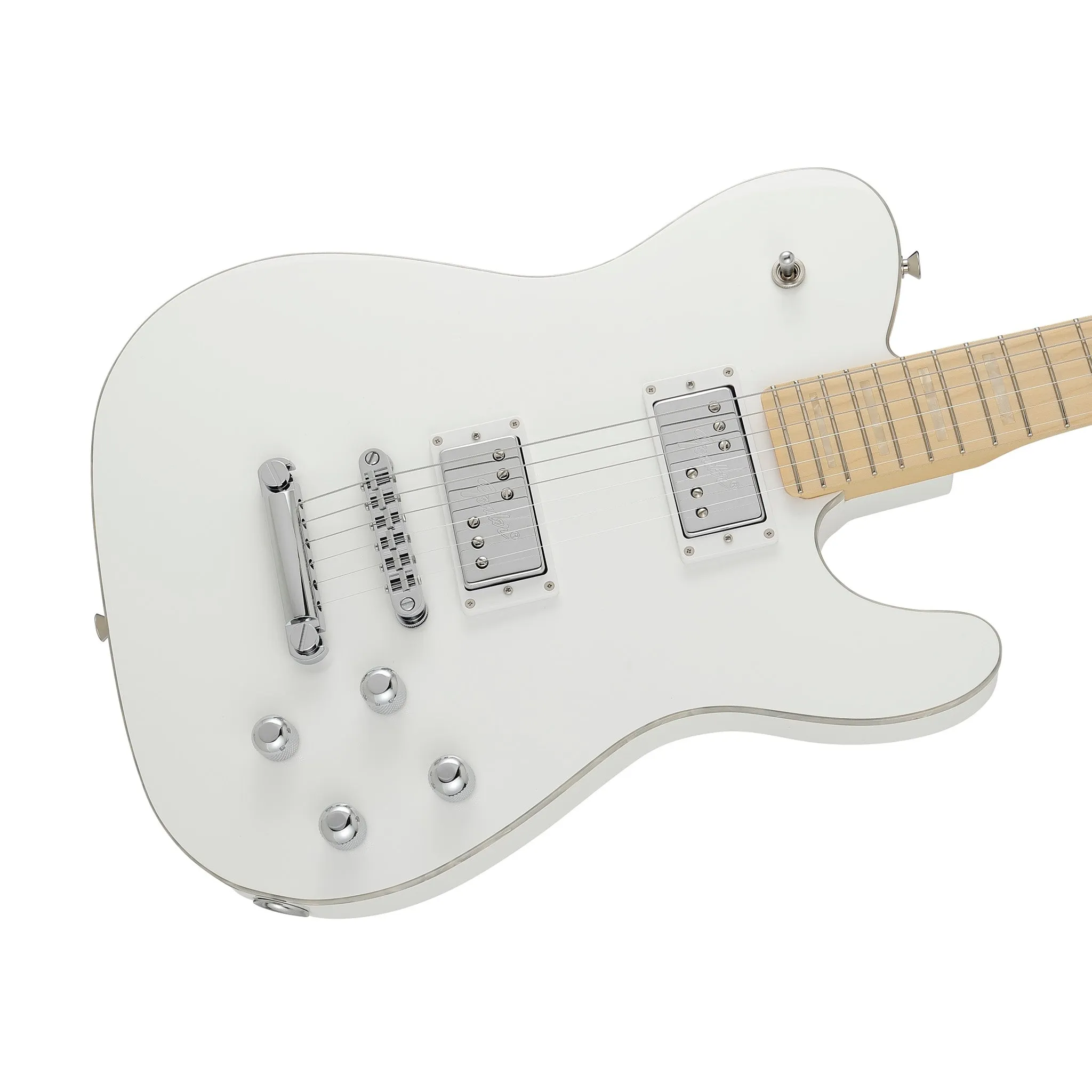 Fender Japan Scandal Haruna Telecaster Electric Guitar, Maple FB, Arctic White Boost