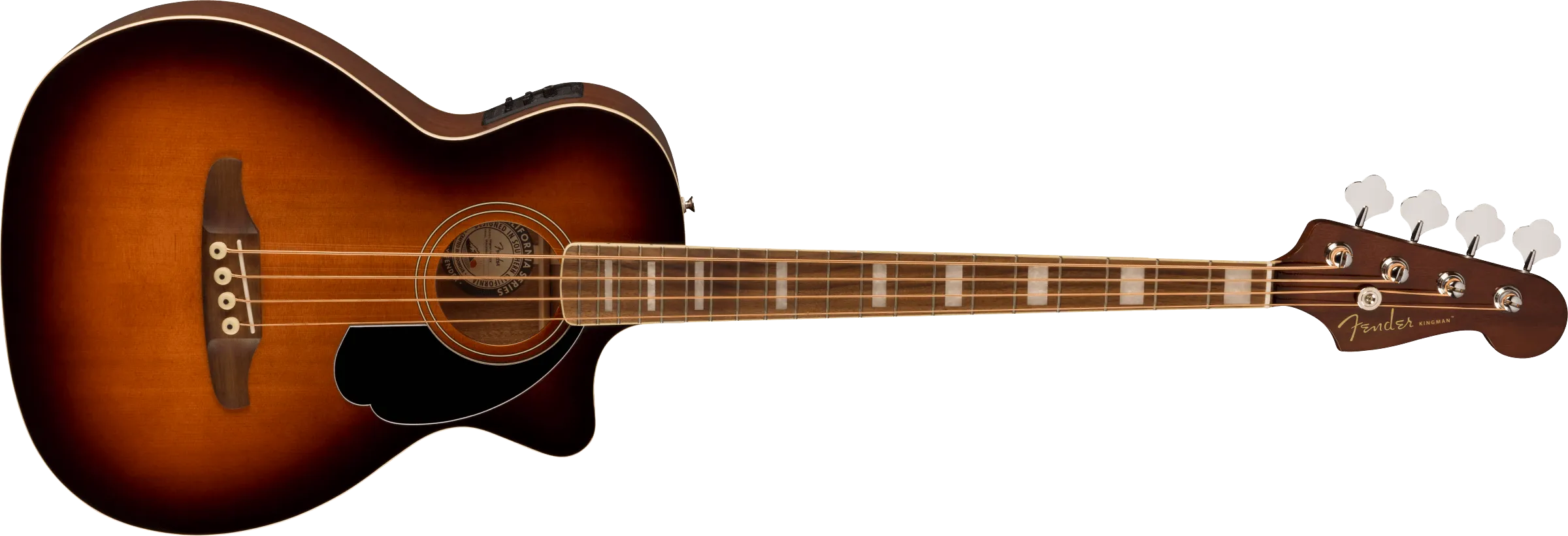 Fender Kingman Acoustic Electric Bass w/Gig Bag - Sunburst