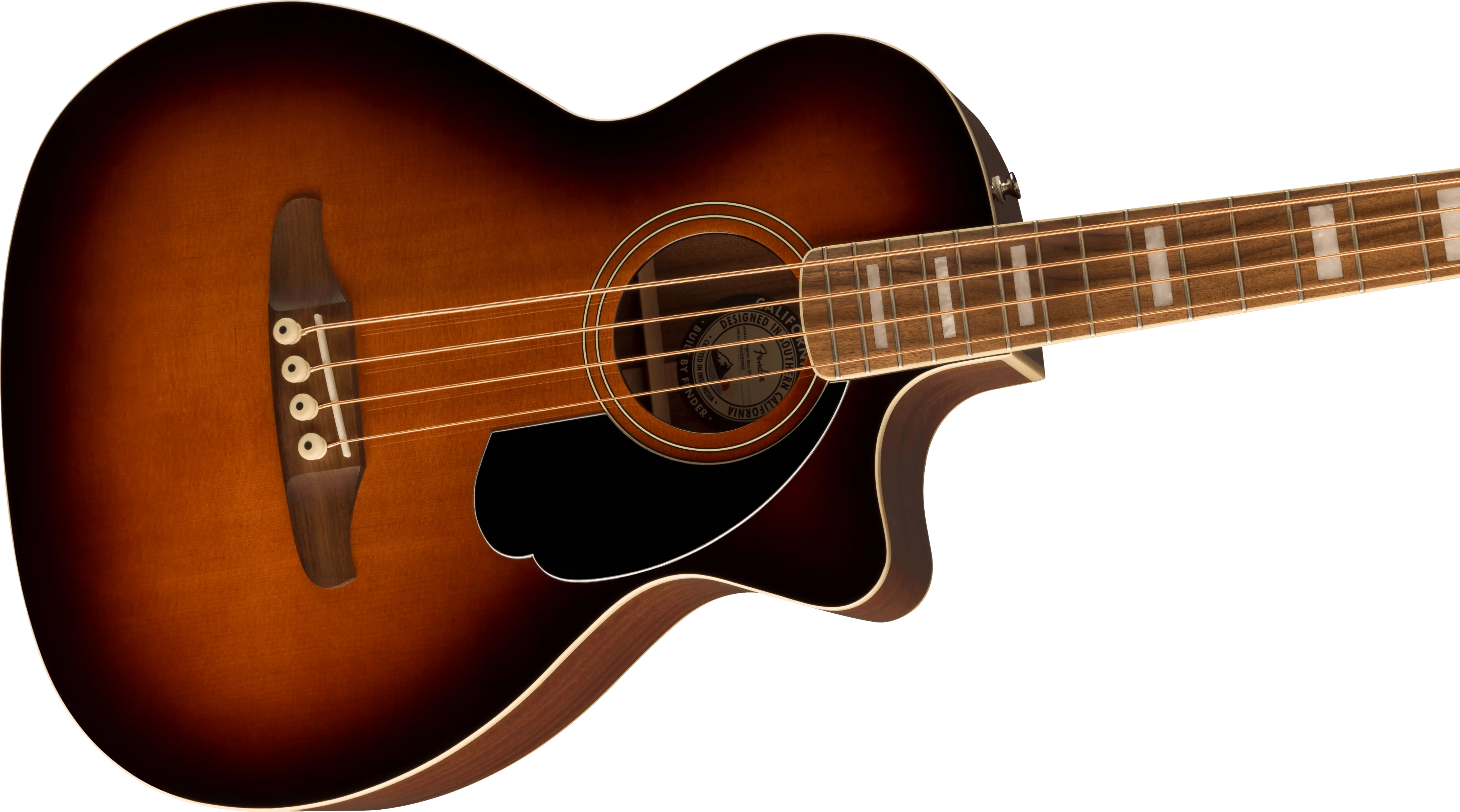 Fender Kingman Acoustic Electric Bass w/Gig Bag - Sunburst