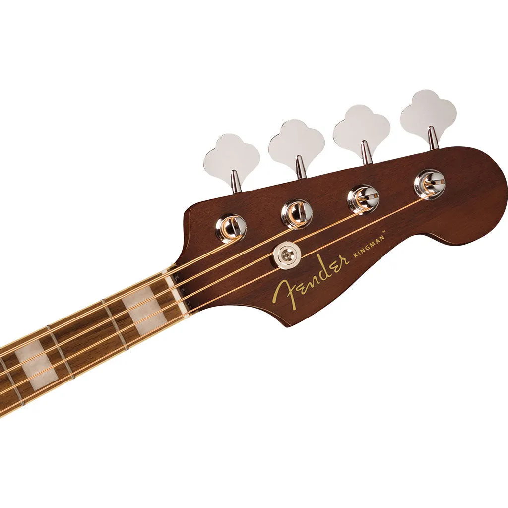 Fender Kingman™ Bass, Walnut Fingerboard, Black Pickguard, Shaded Edge Burst