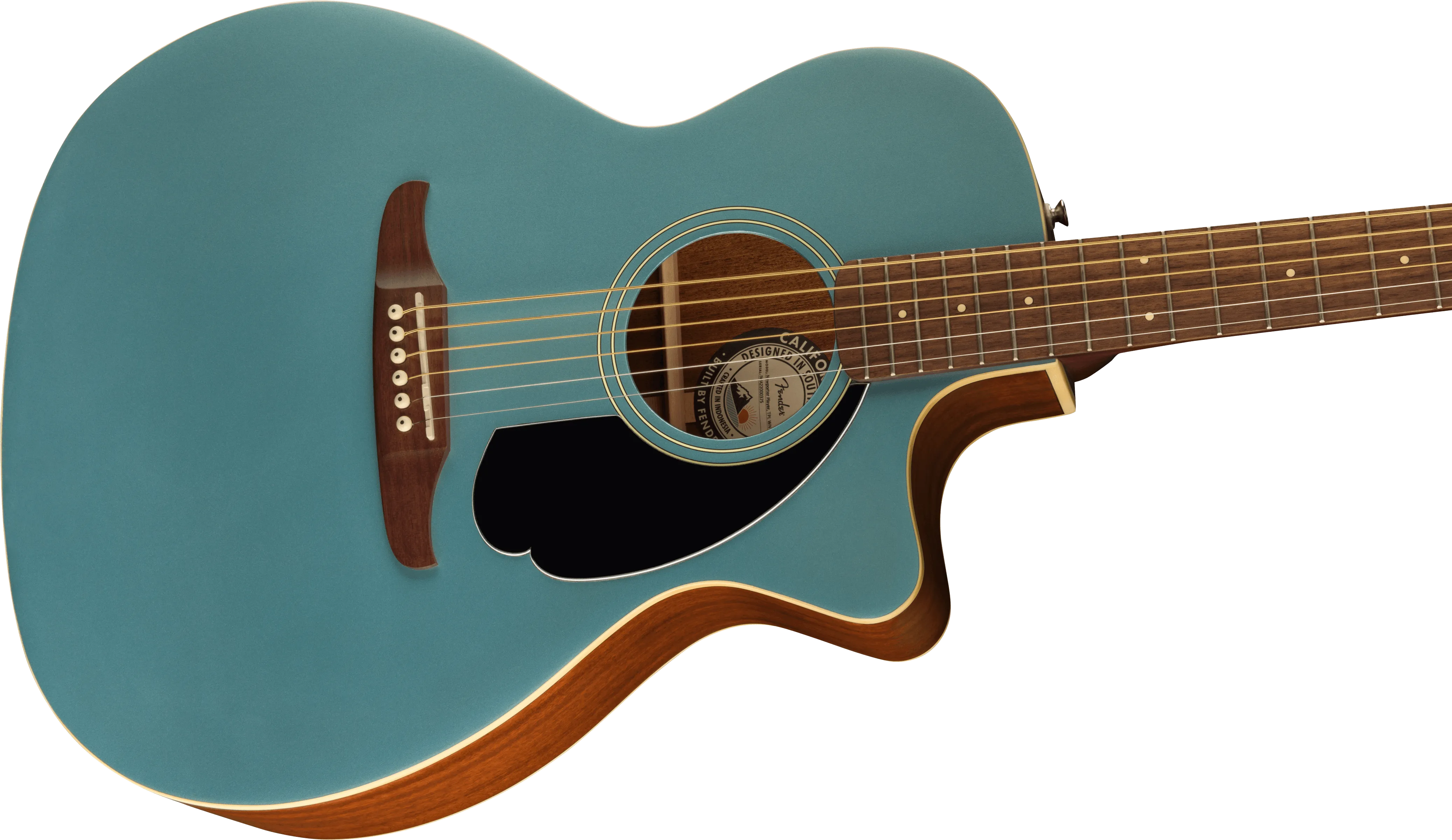 Fender Newporter Player, Walnut Fingerboard, Black Pickguard, Tidepool