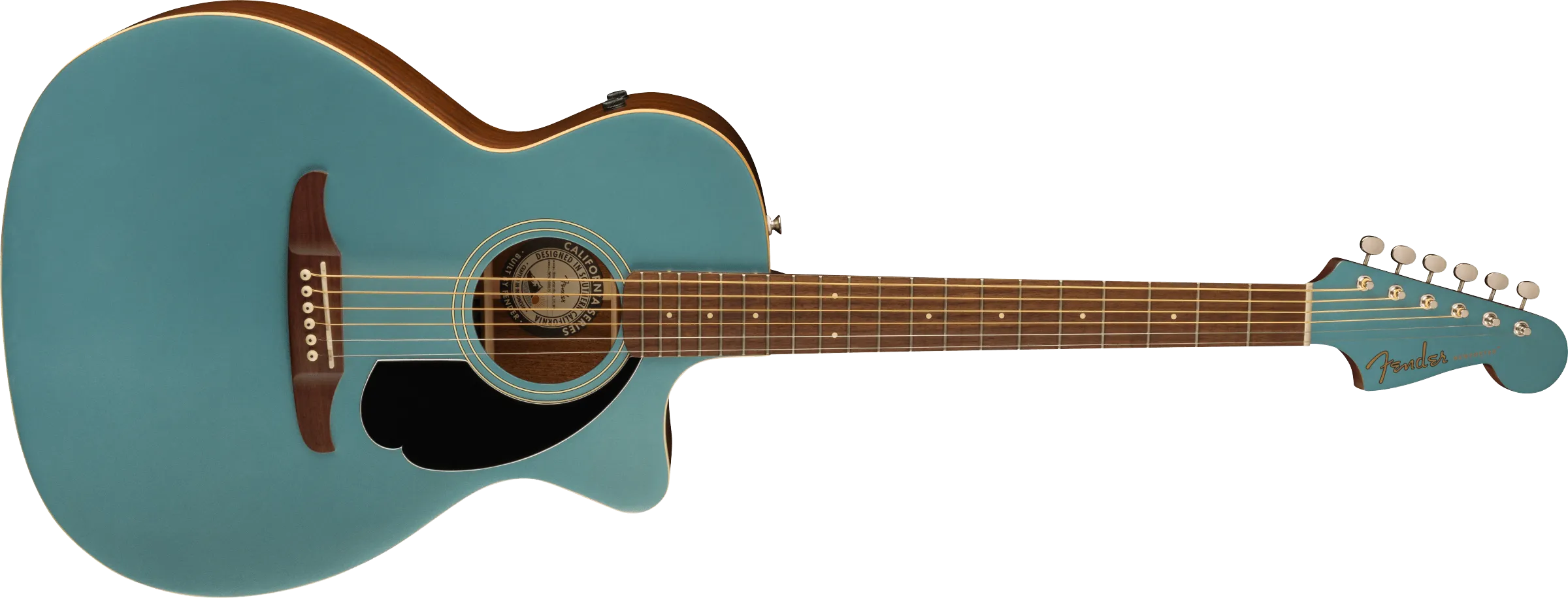 Fender Newporter Player, Walnut Fingerboard, Black Pickguard, Tidepool