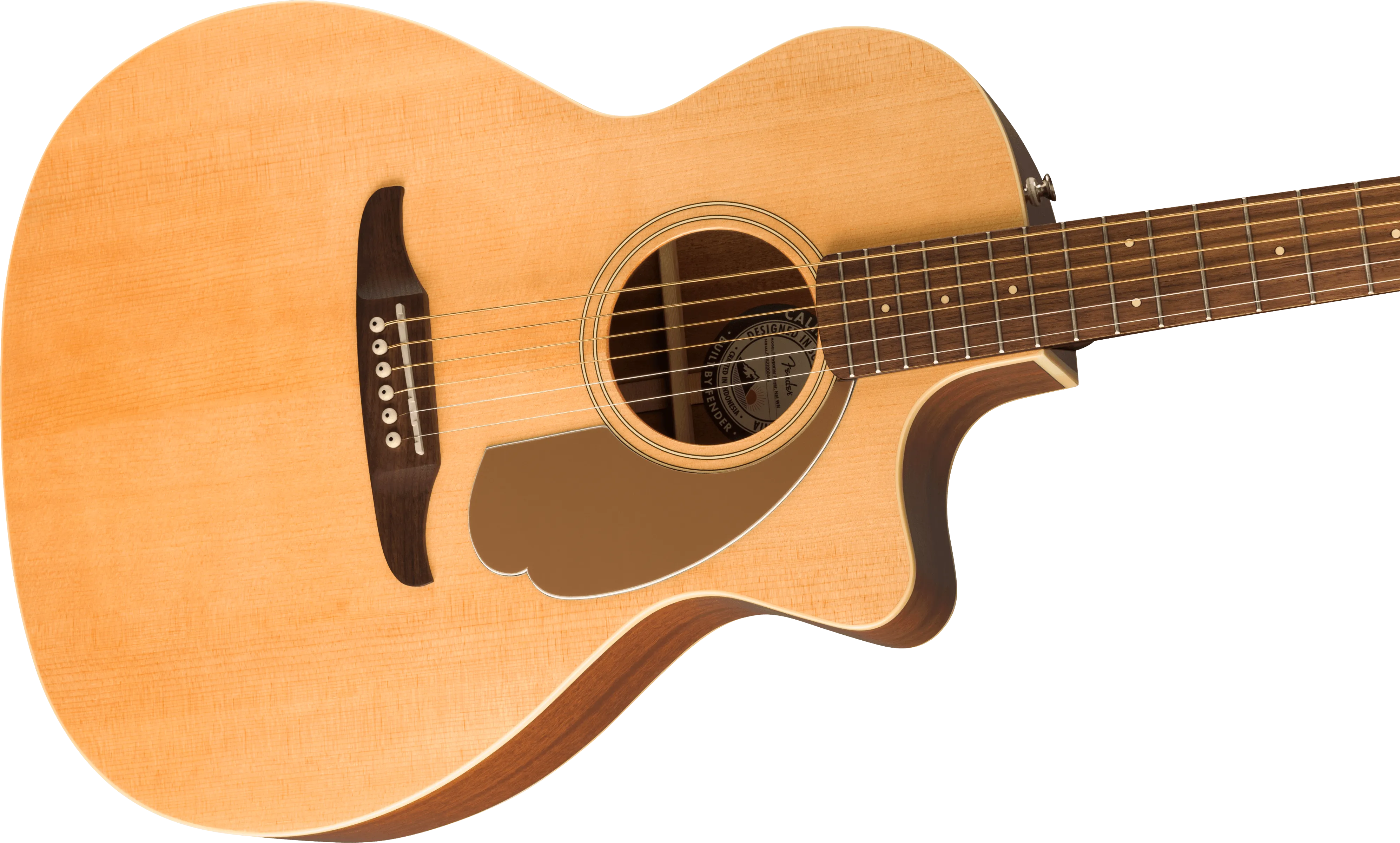 Fender Newporter Player, Walnut Fingerboard, Gold Pickguard, Natural