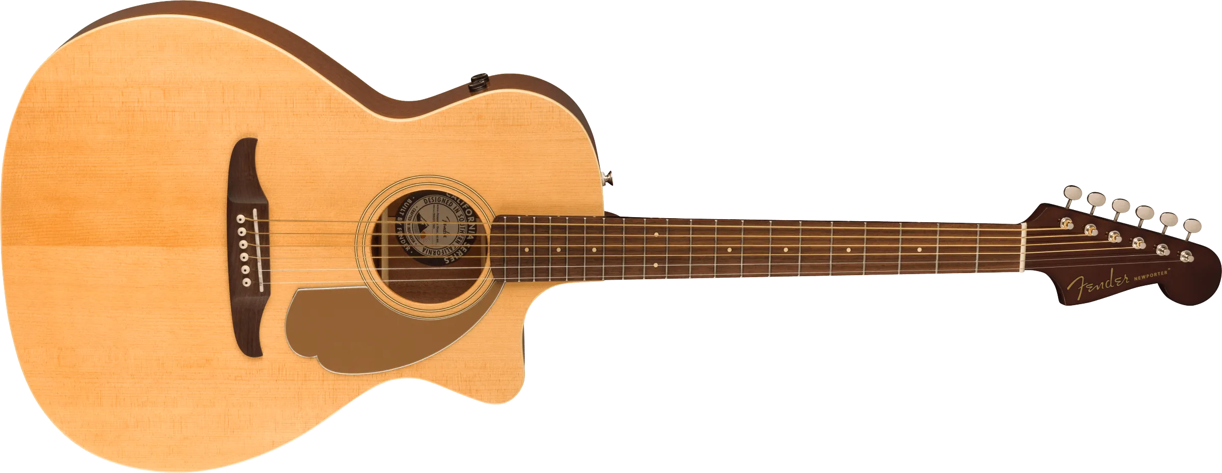 Fender Newporter Player, Walnut Fingerboard, Gold Pickguard, Natural