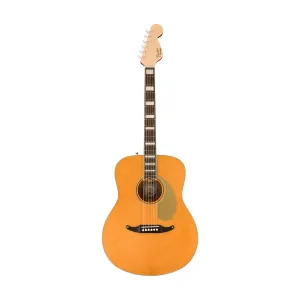 Fender Palomino Vintage Acoustic Guitar w/Case, Aged Natural