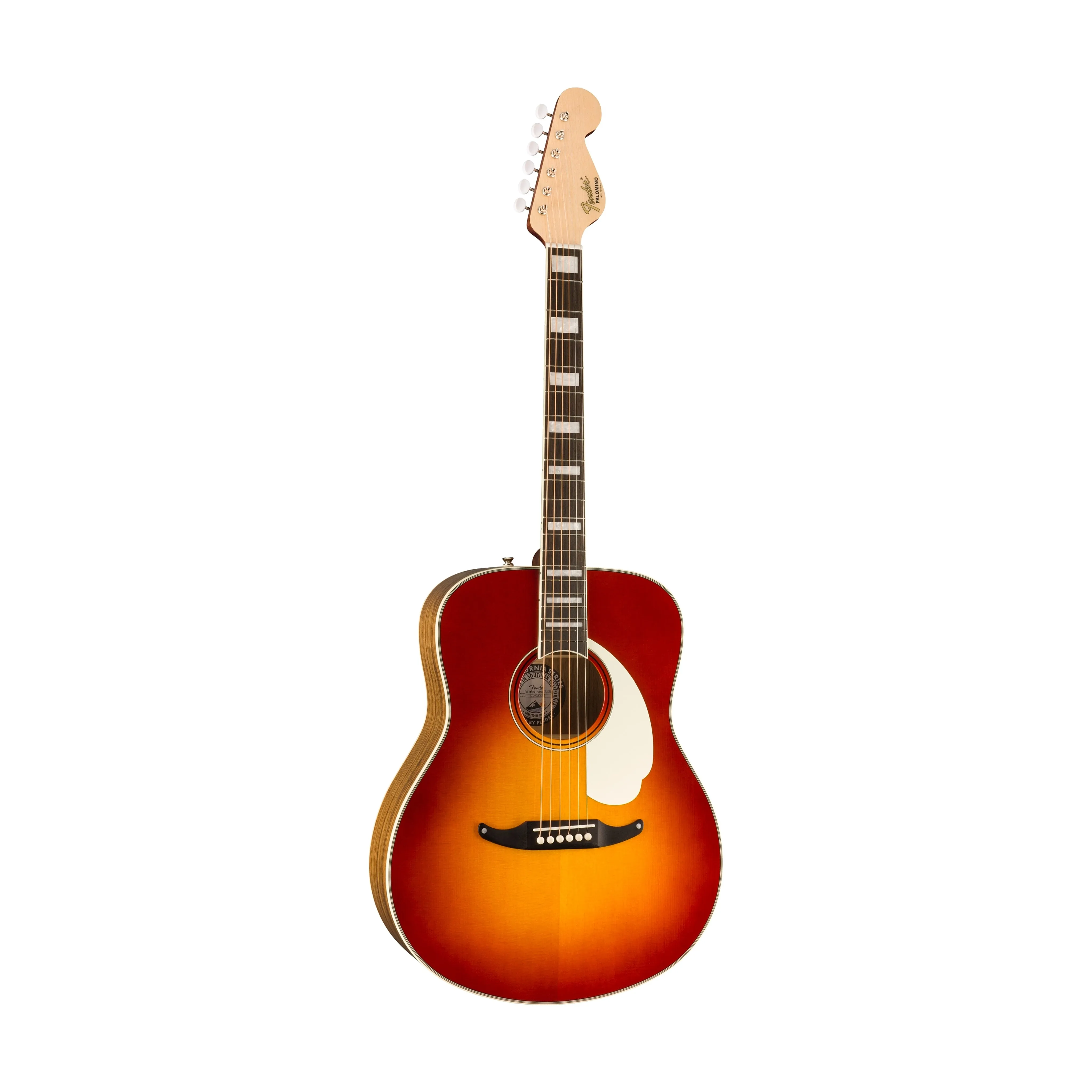 Fender Palomino Vintage Acoustic Guitar w/Case, Sienna Sunburst