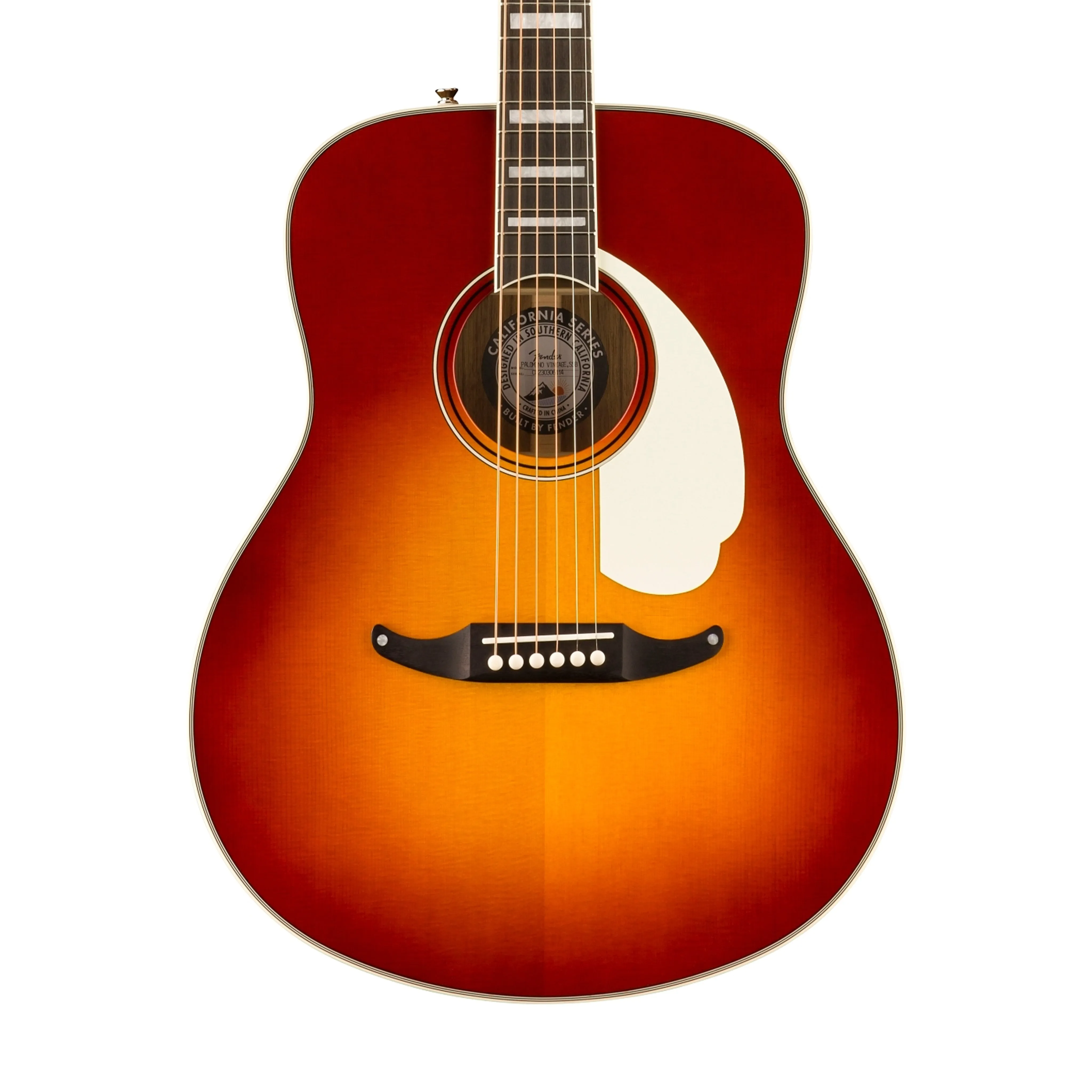 Fender Palomino Vintage Acoustic Guitar w/Case, Sienna Sunburst