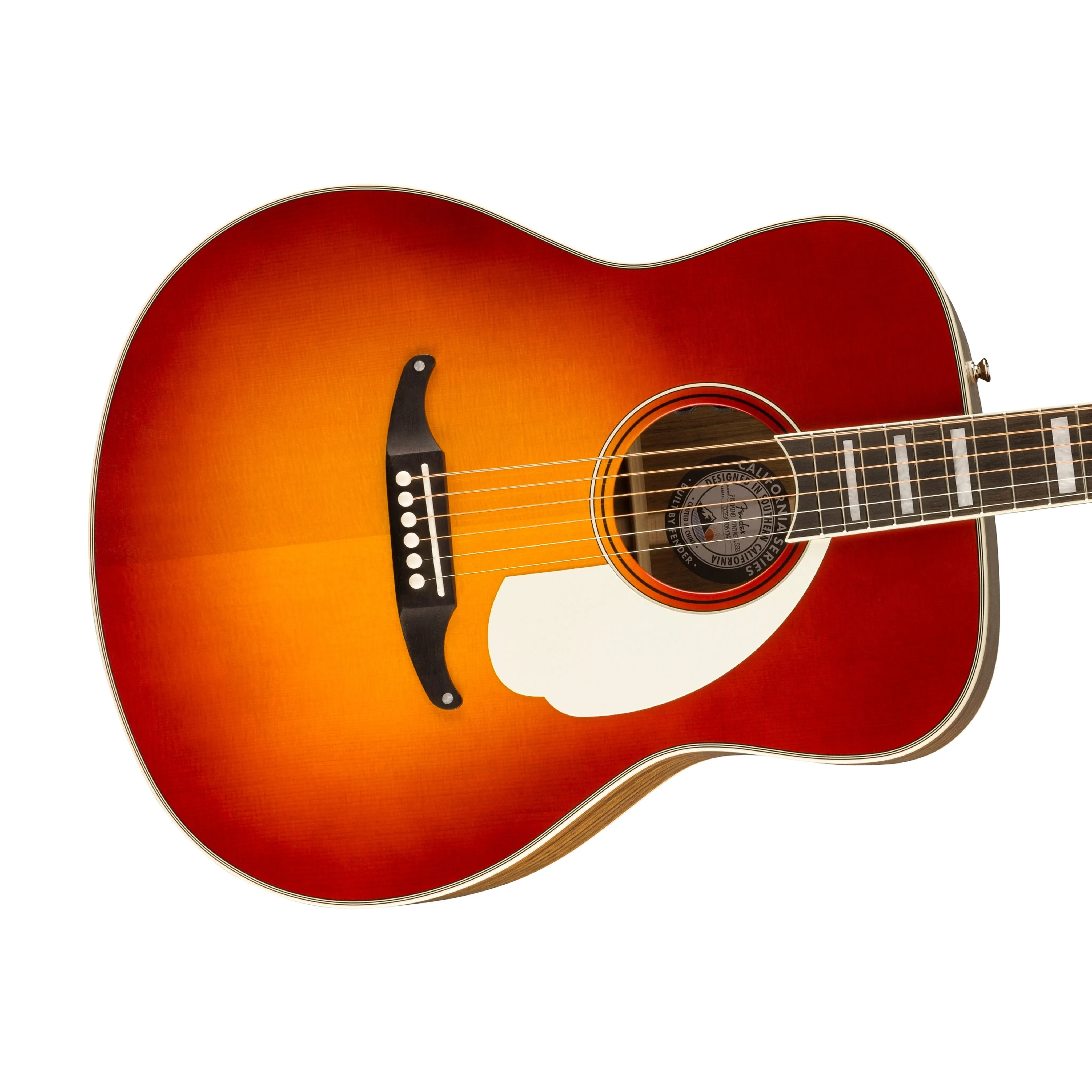Fender Palomino Vintage Acoustic Guitar w/Case, Sienna Sunburst