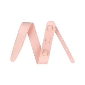 Fender Vegan Leather Guitar Strap, Shell Pink