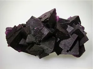 Fluorite, Hill-Ledford Mine, Ozark-Mahoning Company, Cave-in-Rock District, Southern Illinois, Mined ca. early 1960's, Medium Cabinet 5.0 x 10.0 x 17.0 cm, $100.  Online 3/18.  SOLD.