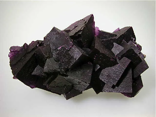 Fluorite, Hill-Ledford Mine, Ozark-Mahoning Company, Cave-in-Rock District, Southern Illinois, Mined ca. early 1960's, Medium Cabinet 5.0 x 10.0 x 17.0 cm, $100.  Online 3/18.  SOLD.