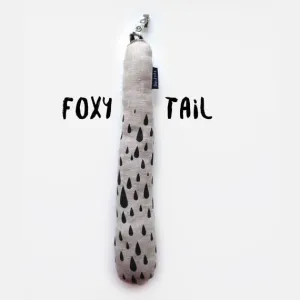 Foxy Tail / Screen Printed On Natural Linen