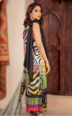 FRANCA CB-4A | Bella Fusion Mix Cambric Collection SS'21 | Unstitched Cambric Suits