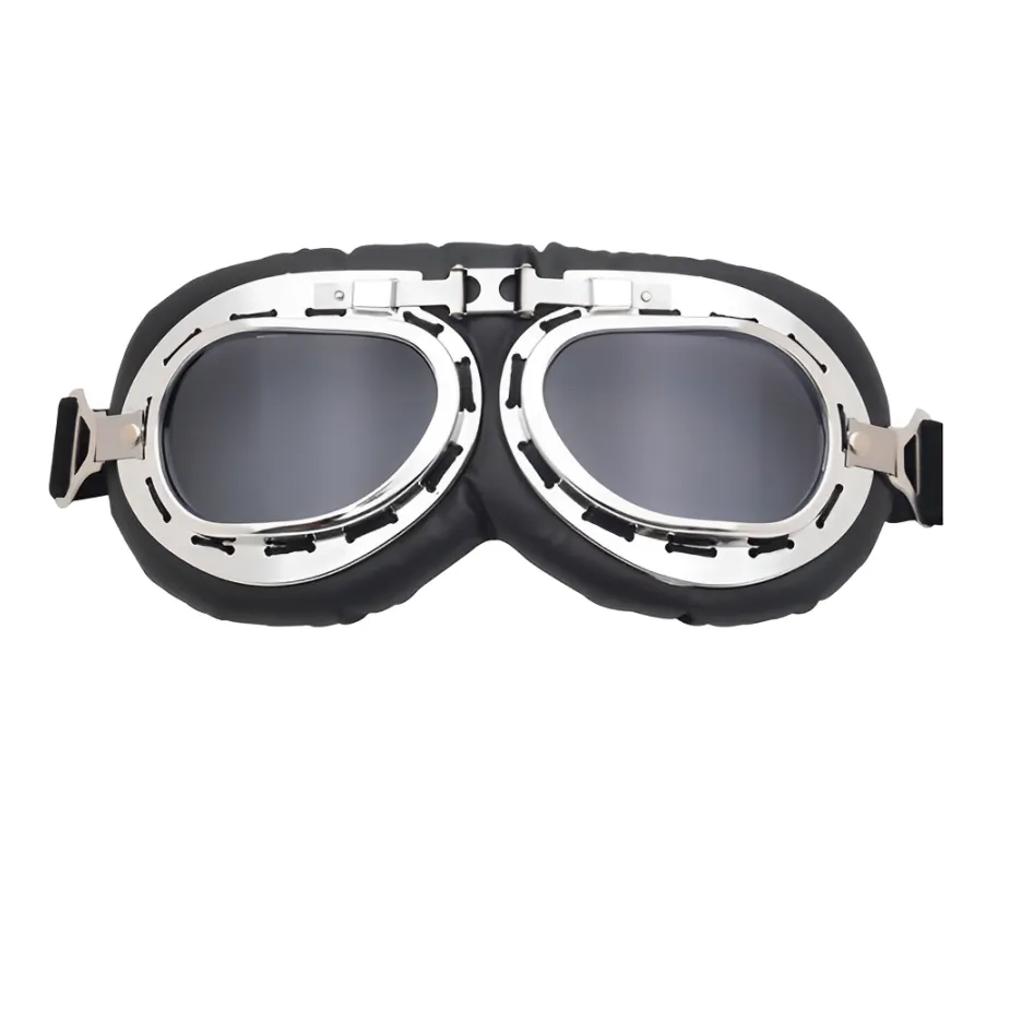 Gafas Patineta Scooter A Prueba De Viento Vintage Acolchada