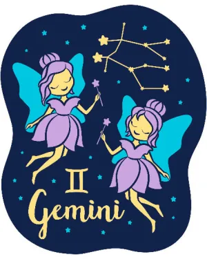Girls Gemini Zodiac Sign Colored Graphic Tank Top