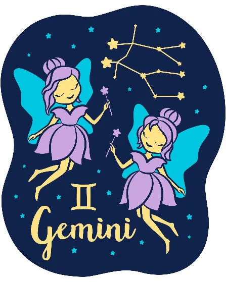 Girls Gemini Zodiac Sign Colored Graphic Tank Top