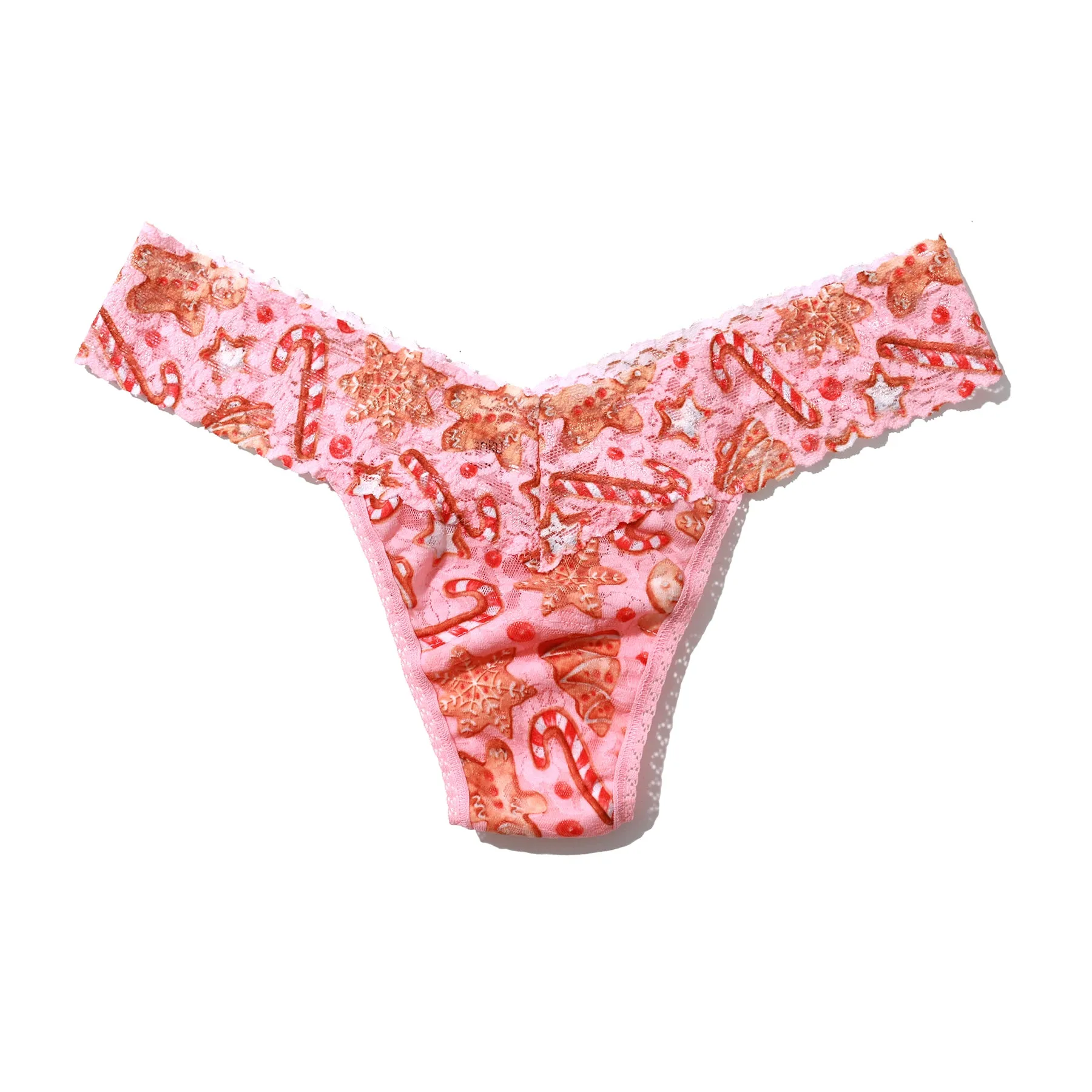 Hanky Panky Printed Lace Low Rise Thong