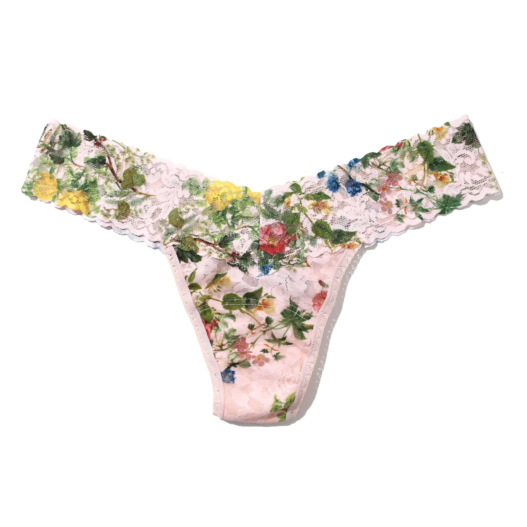 Hanky Panky Printed Lace Low Rise Thong