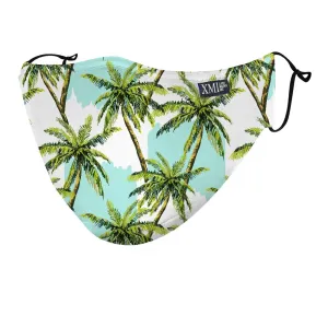 Hawaiian Palm printed mask