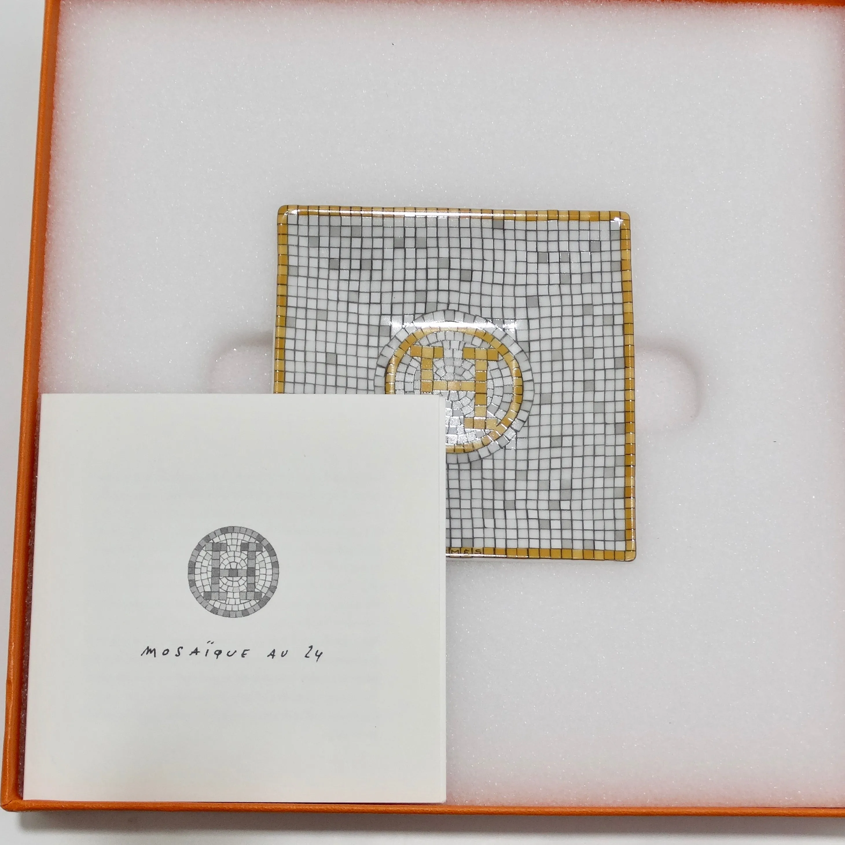 Hermes Mini Mosaique Square Plate