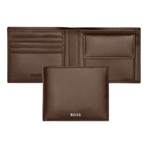 HUGO BOSS HLM403Y-Coins purse Classic Smooth Brown