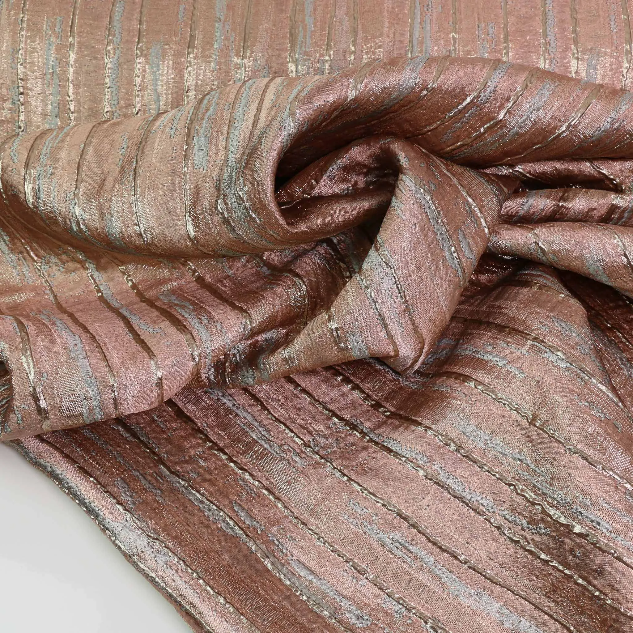 Jacquard Fabric - Pale blue, Pale pink
