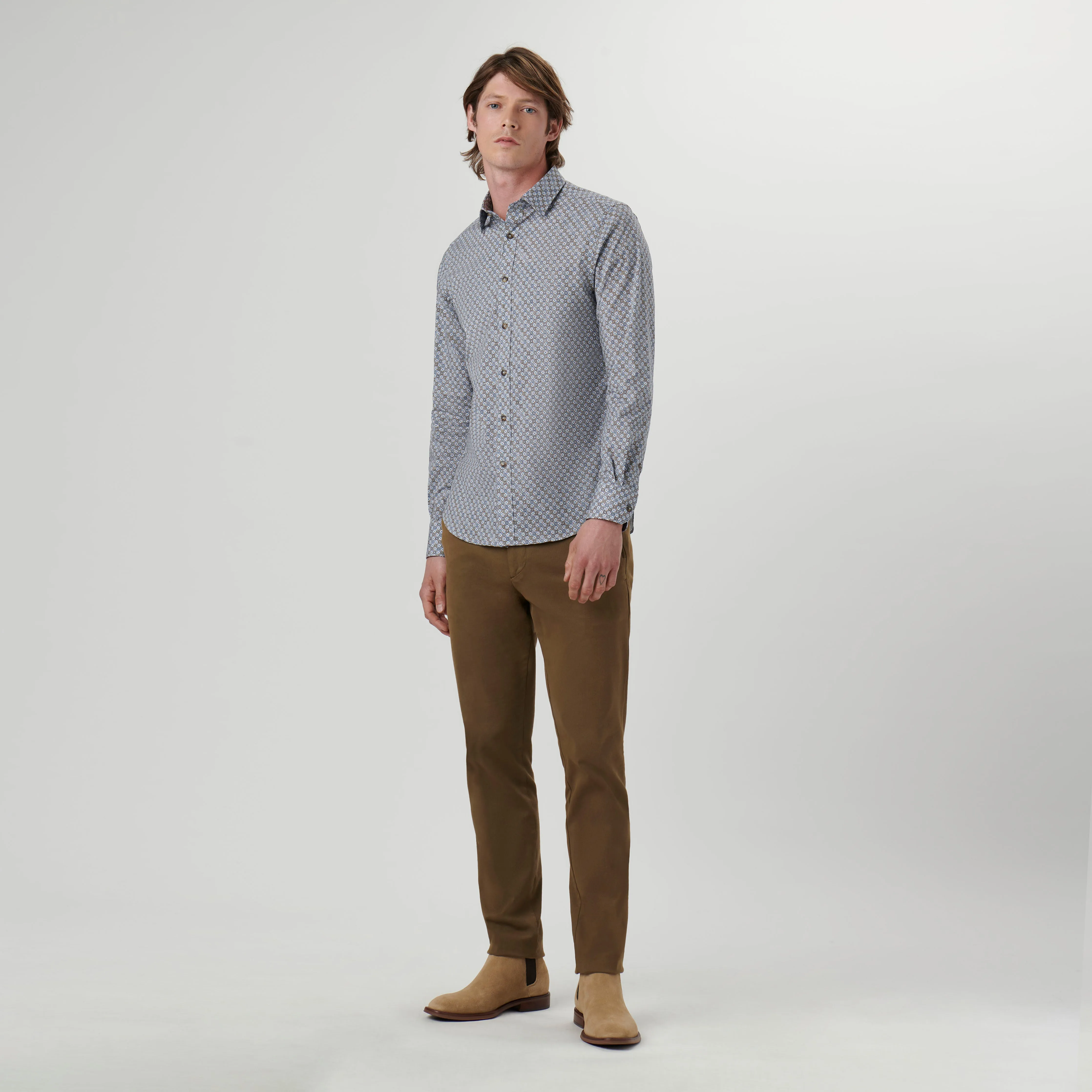 Julian Mosaic Print Shirt