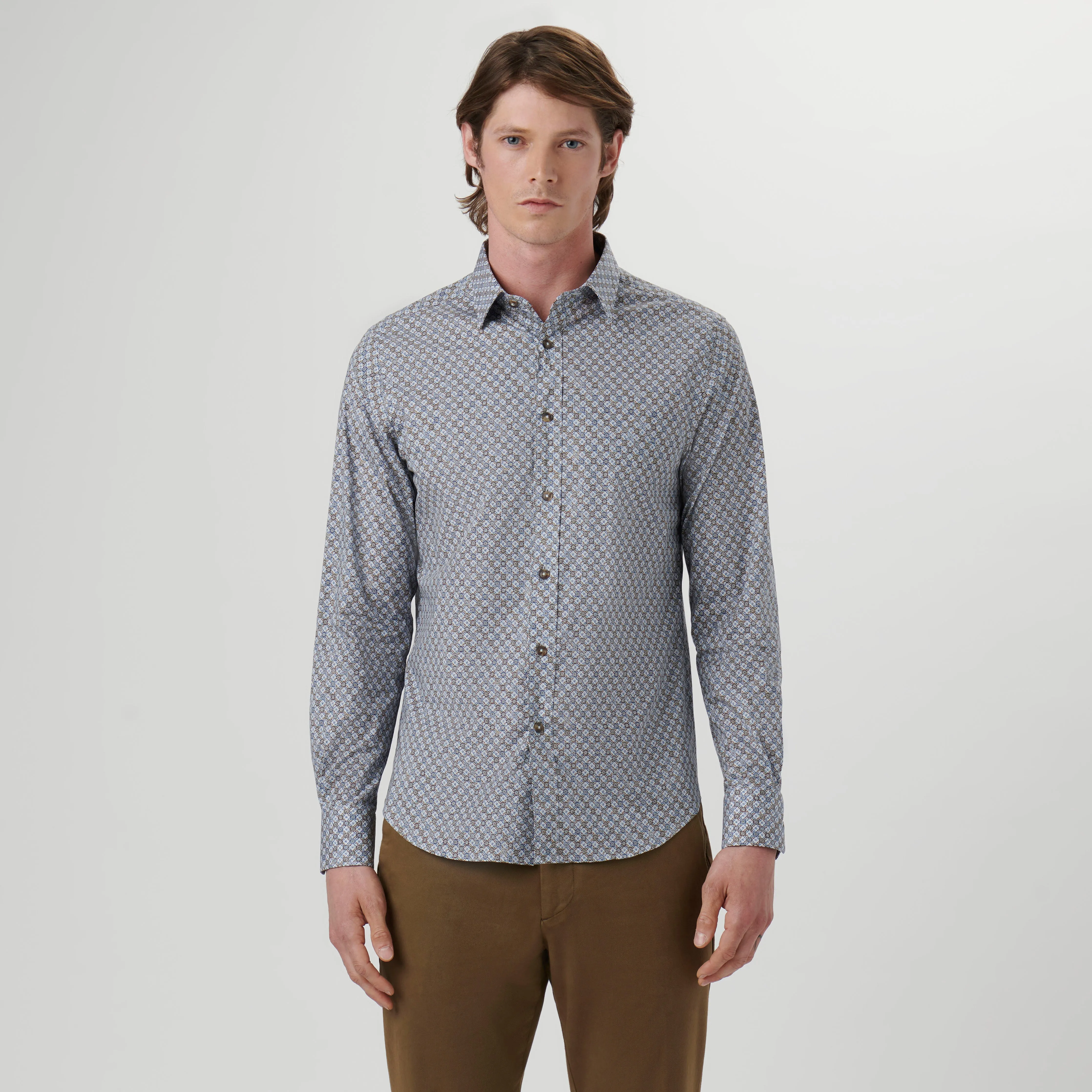 Julian Mosaic Print Shirt