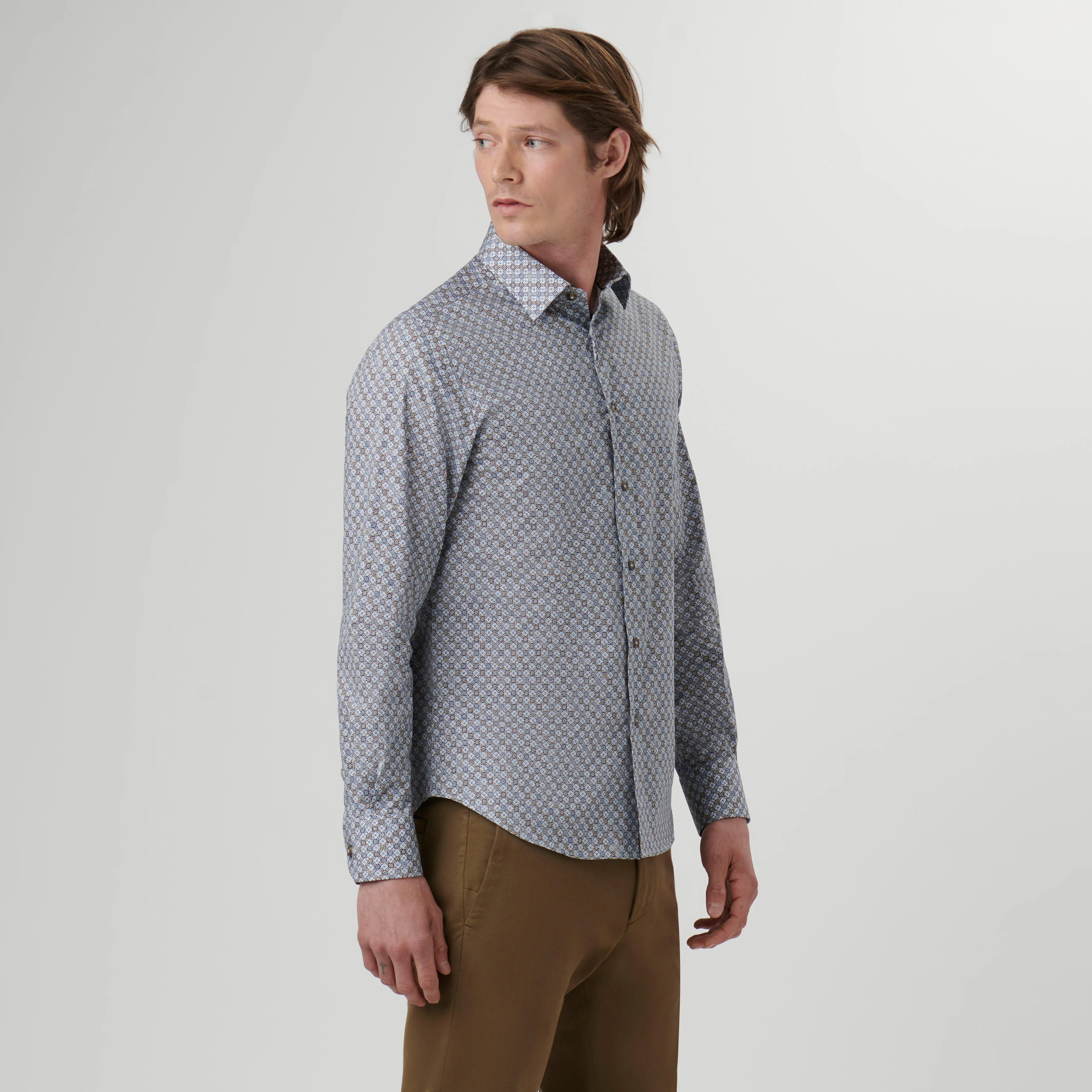 Julian Mosaic Print Shirt