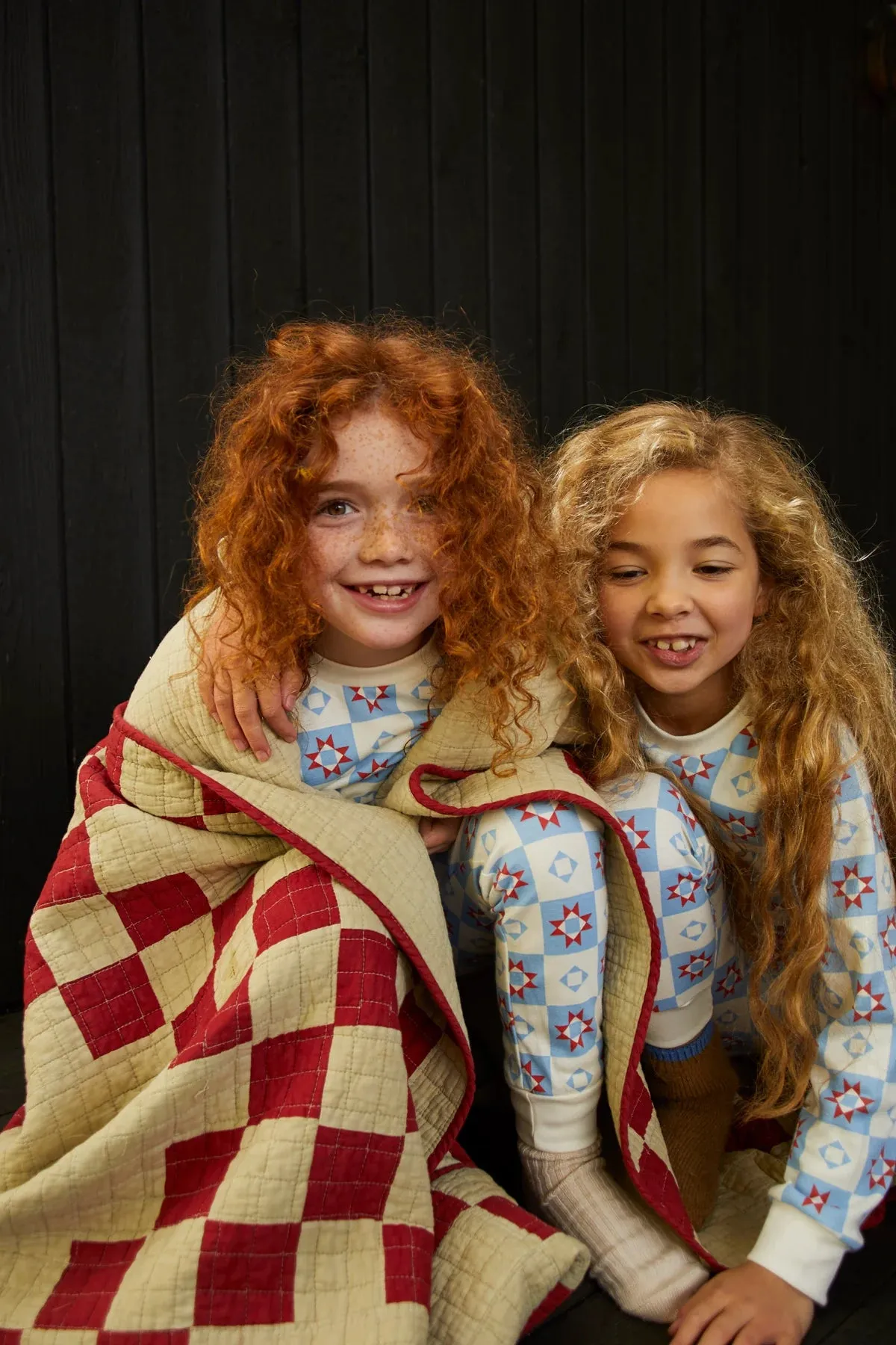 Kids Classic Pajama Set - Patchwork Star
