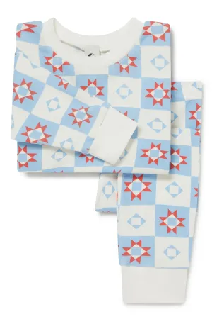 Kids Classic Pajama Set - Patchwork Star