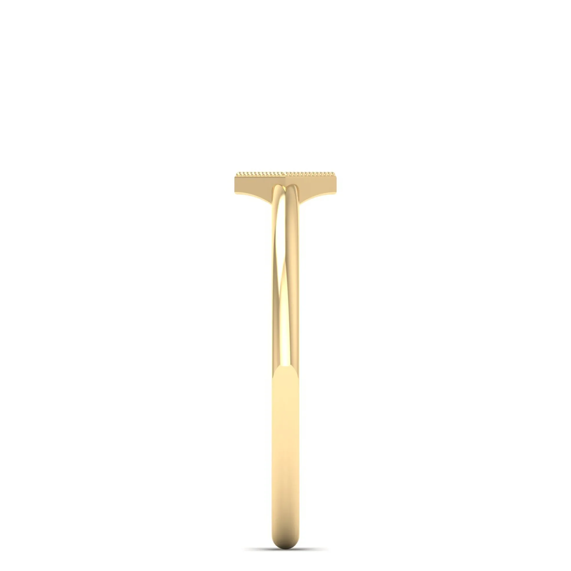 Kite Shape Pavé Set Diamond Ring