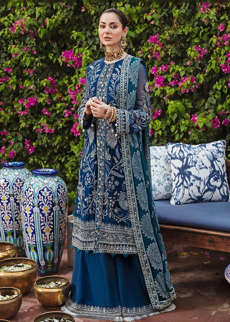 LAAJWARDI | Afrozeh Shehnai Wedding Formals 2021 | Unstitched Embroidered Suit