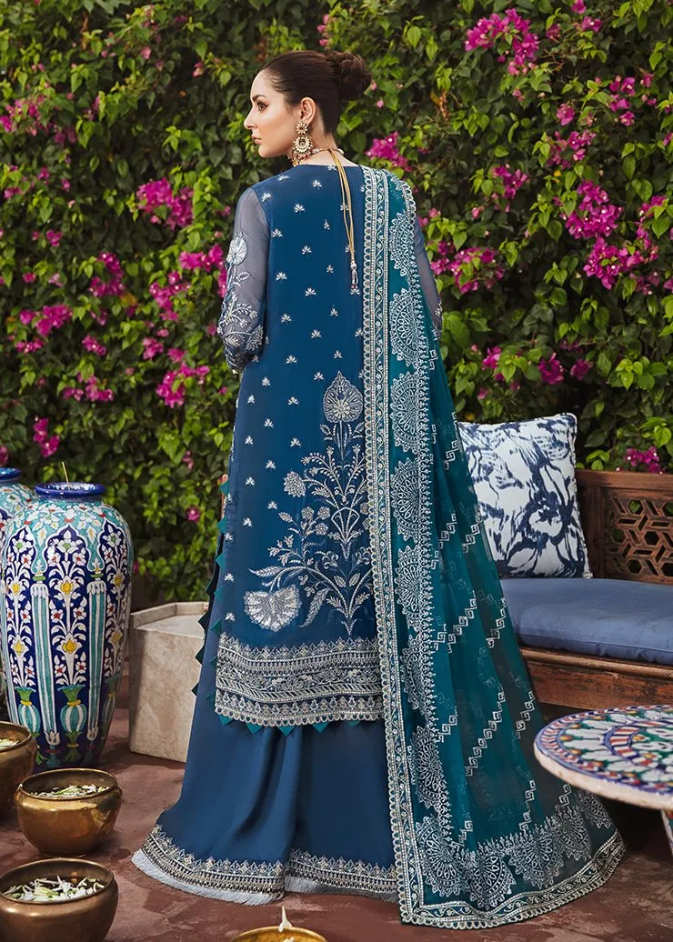 LAAJWARDI | Afrozeh Shehnai Wedding Formals 2021 | Unstitched Embroidered Suit