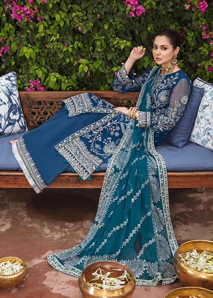 LAAJWARDI | Afrozeh Shehnai Wedding Formals 2021 | Unstitched Embroidered Suit