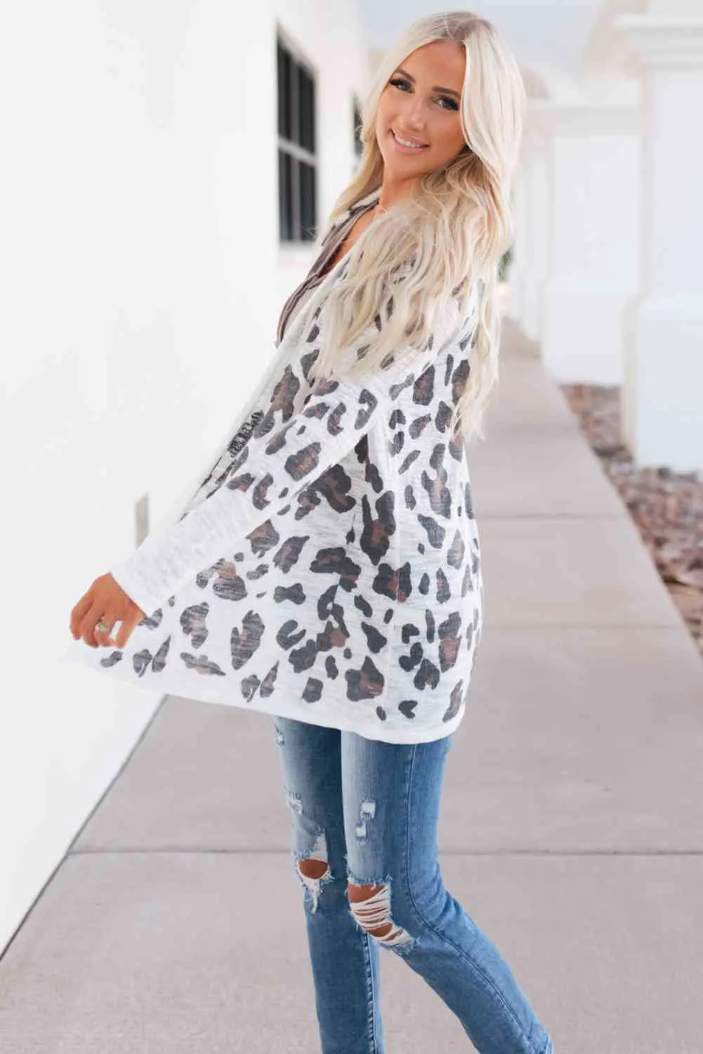 Leopard Printed Long Sleeve Cardigan (5 Colors)