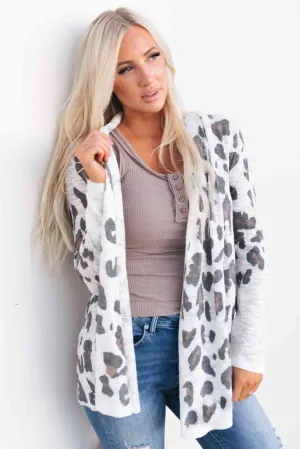Leopard Printed Long Sleeve Cardigan (5 Colors)