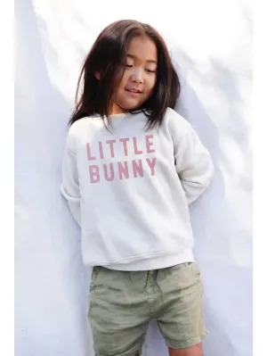 Little Bunny Graphic Sweatshirt - Oat
