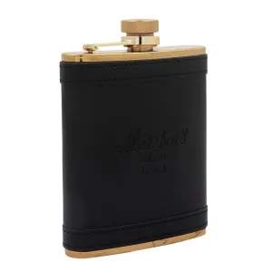Marshall Hip Flask, Black / Gold