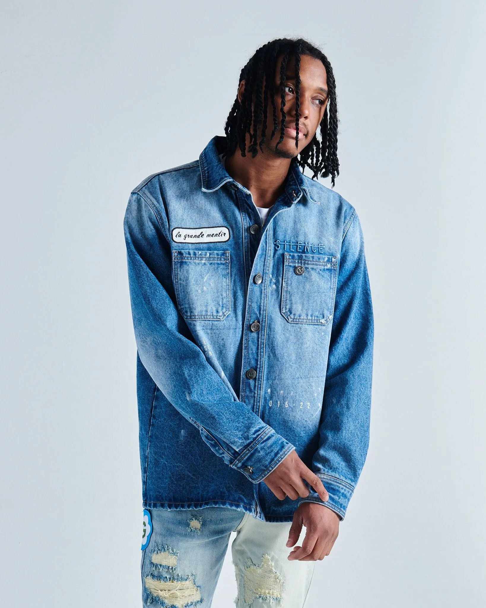 MENTIROSA DENIM OVERSHIRT