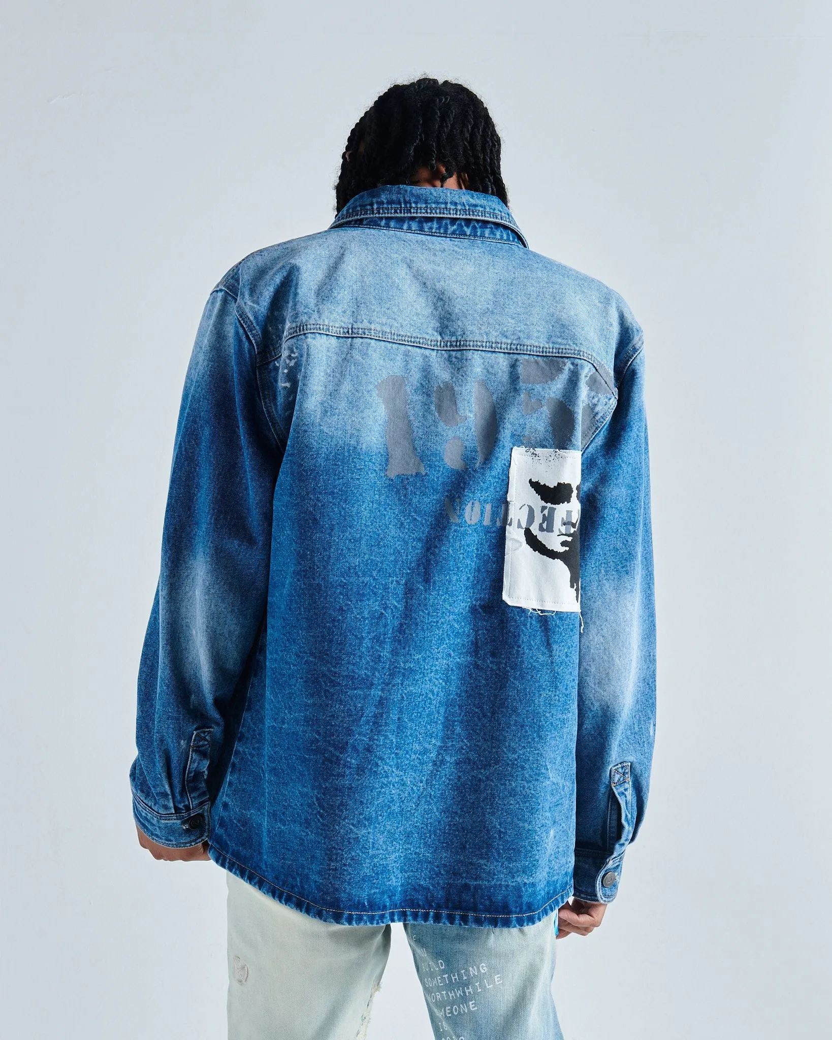 MENTIROSA DENIM OVERSHIRT