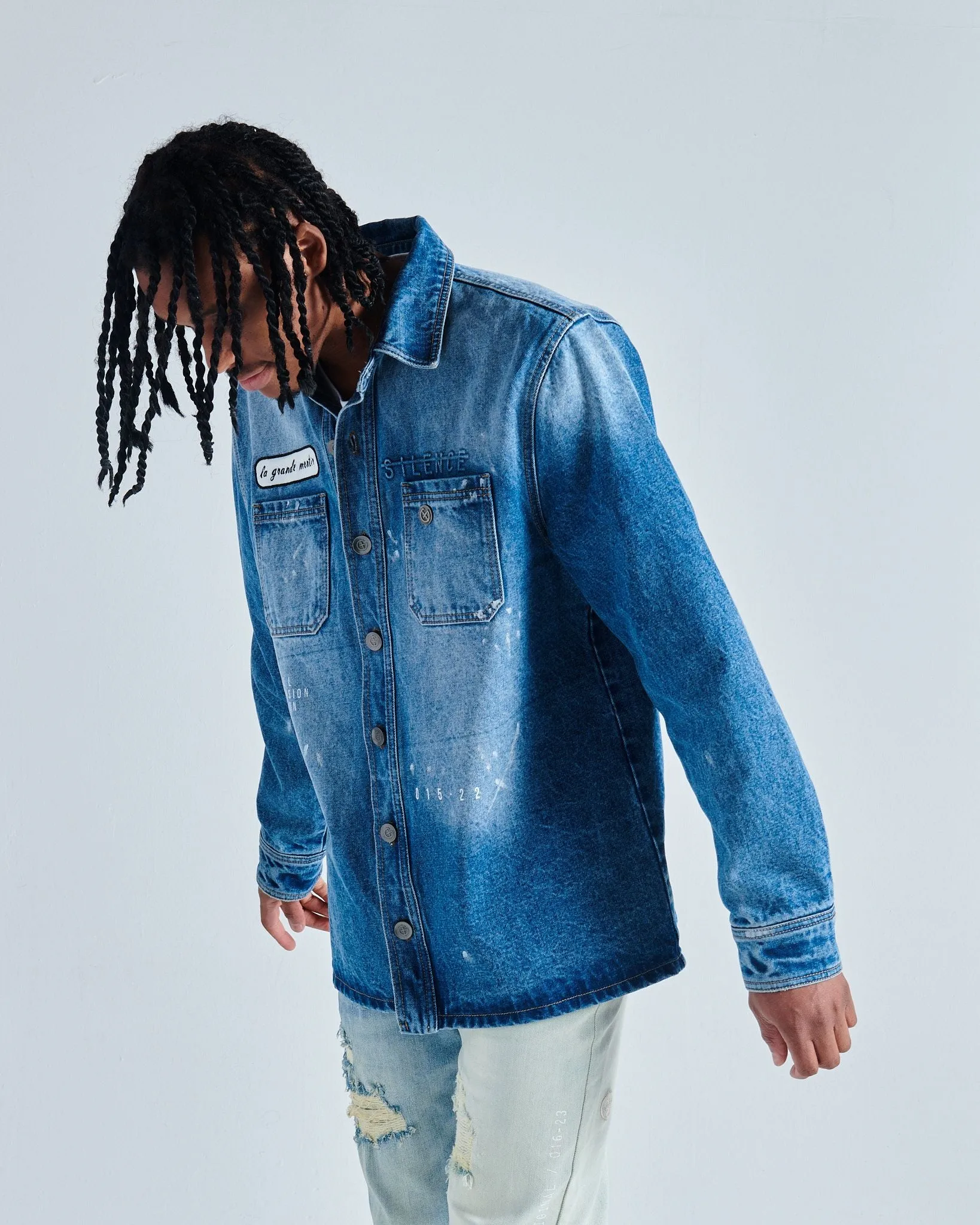 MENTIROSA DENIM OVERSHIRT