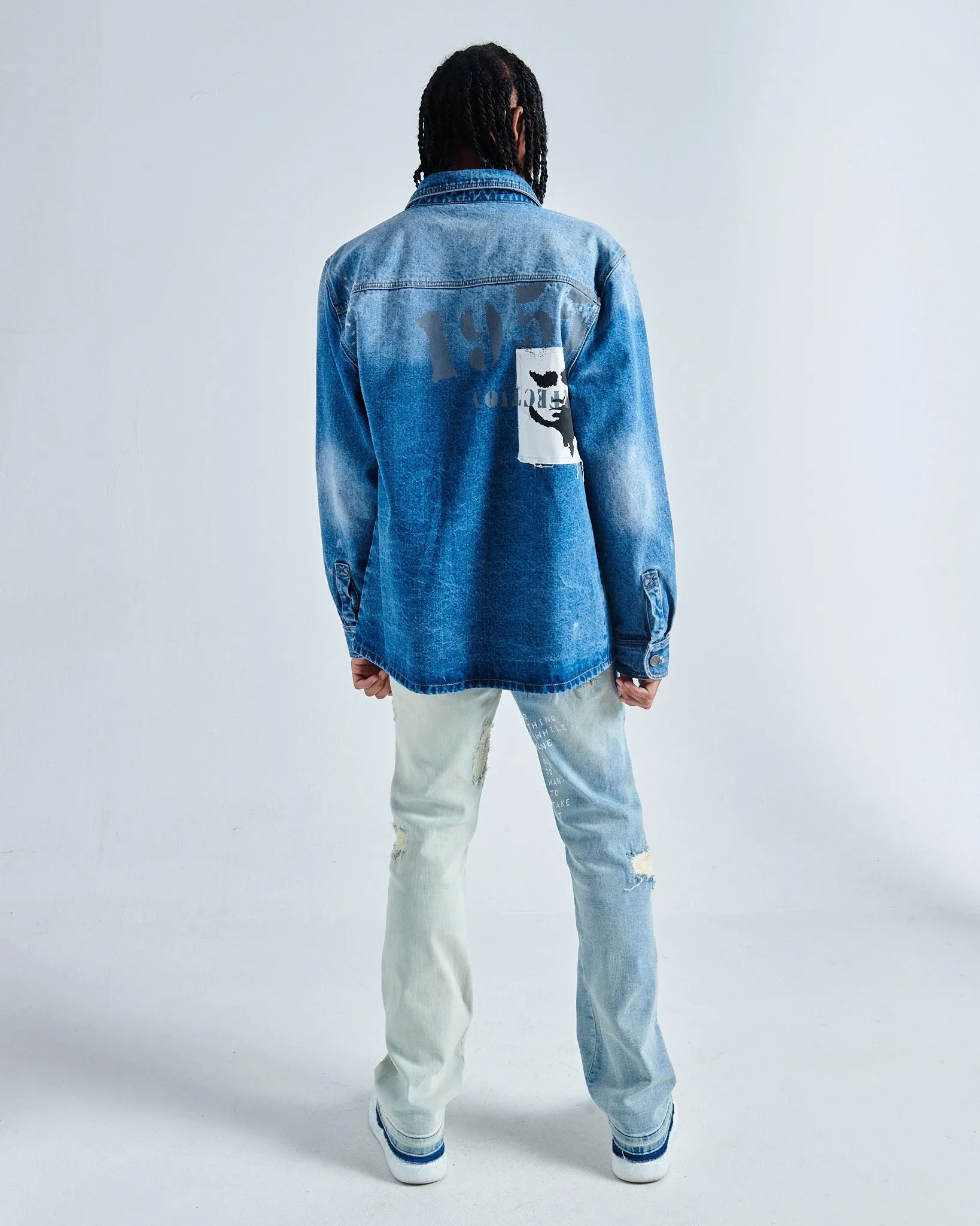 MENTIROSA DENIM OVERSHIRT