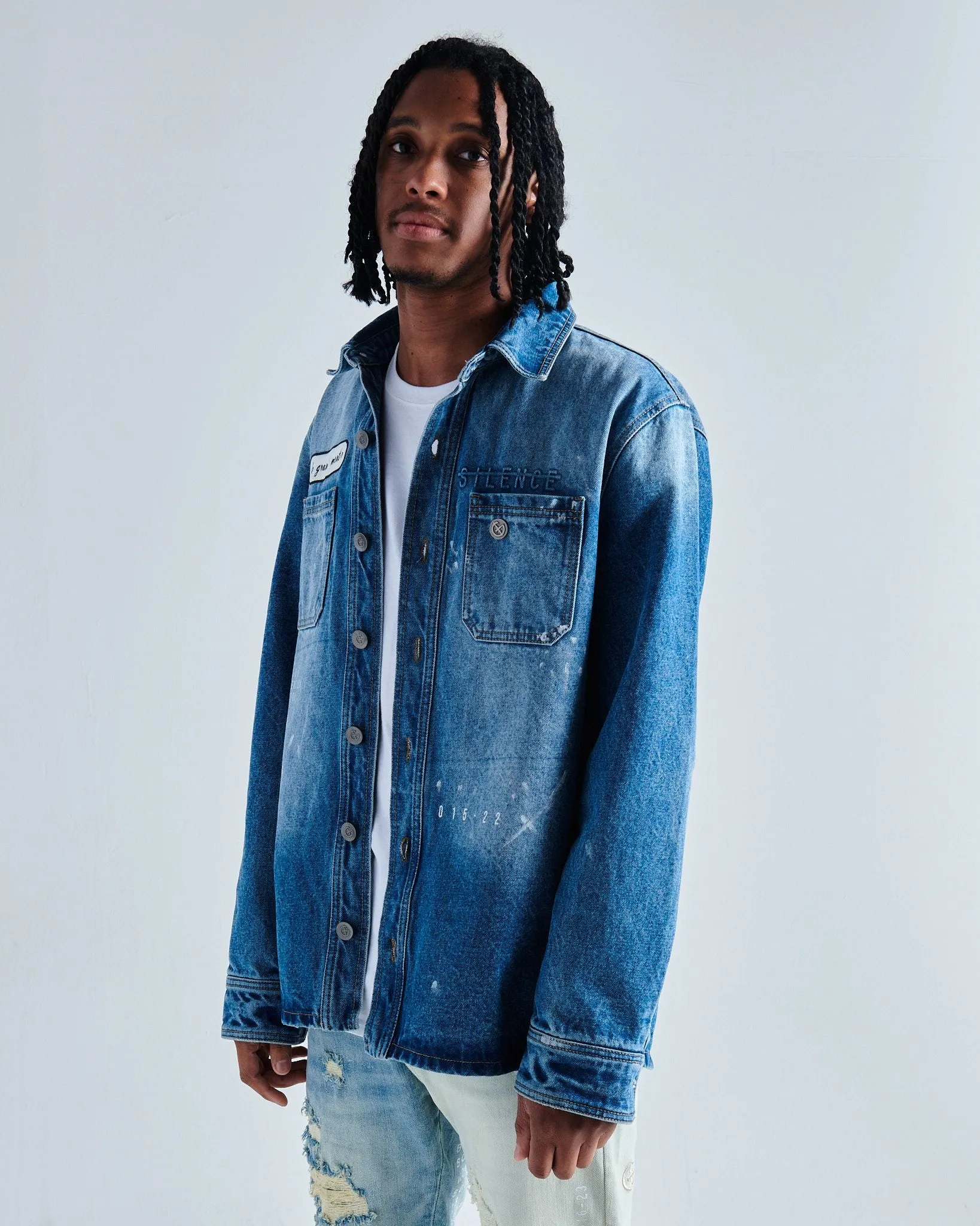 MENTIROSA DENIM OVERSHIRT
