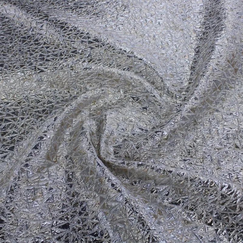 Metallic Foil Brocade Fabric 150cm