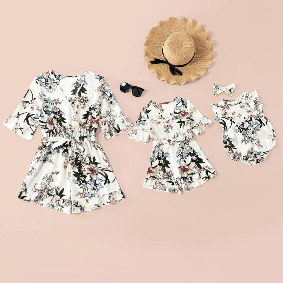 Mommy and me fashion rompers