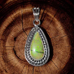 Monarch Opal Solid 925 Sterling Silver Pendant