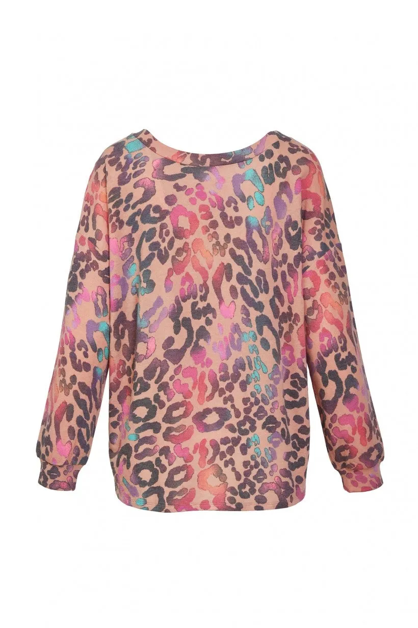 Monica Leopard Blouse