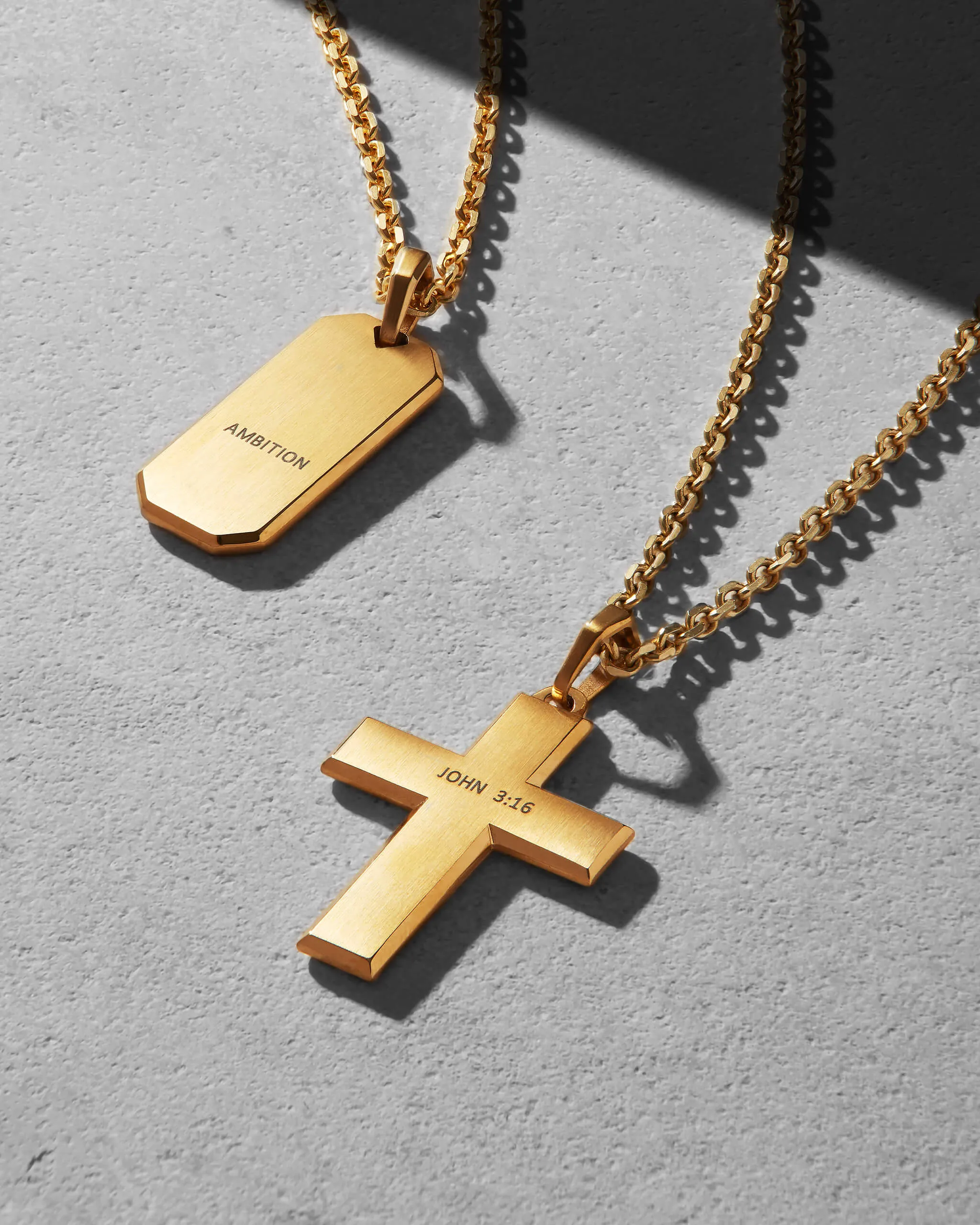 Mosaic Cross Pendant